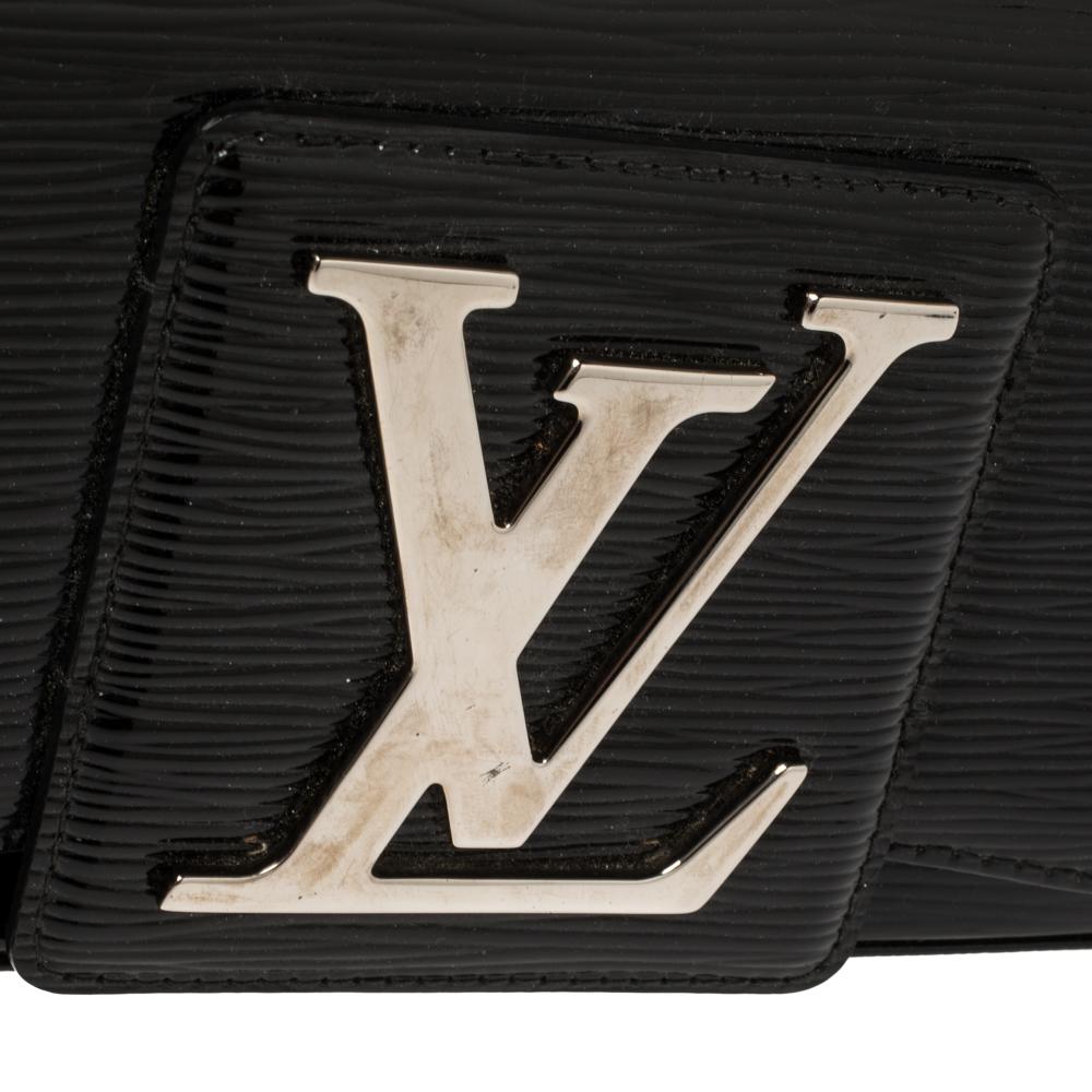 Louis Vuitton Black Electric Epi Leather Sobe Clutch 5