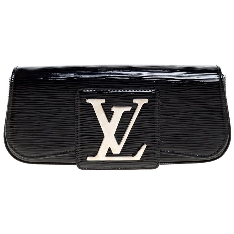 Louis Vuitton Black Electric Epi Leather Sobe Clutch