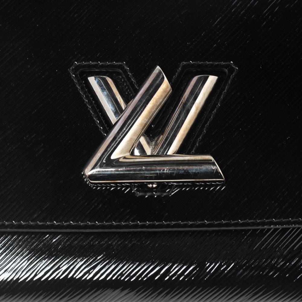 Louis Vuitton Black Electric Epi Leather Twist MM Bag 1