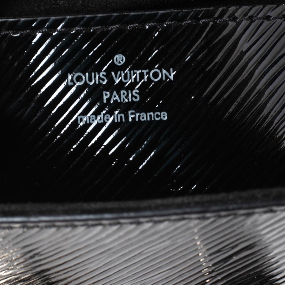 Louis Vuitton Black Electric Epi Leather Twist MM Bag 3