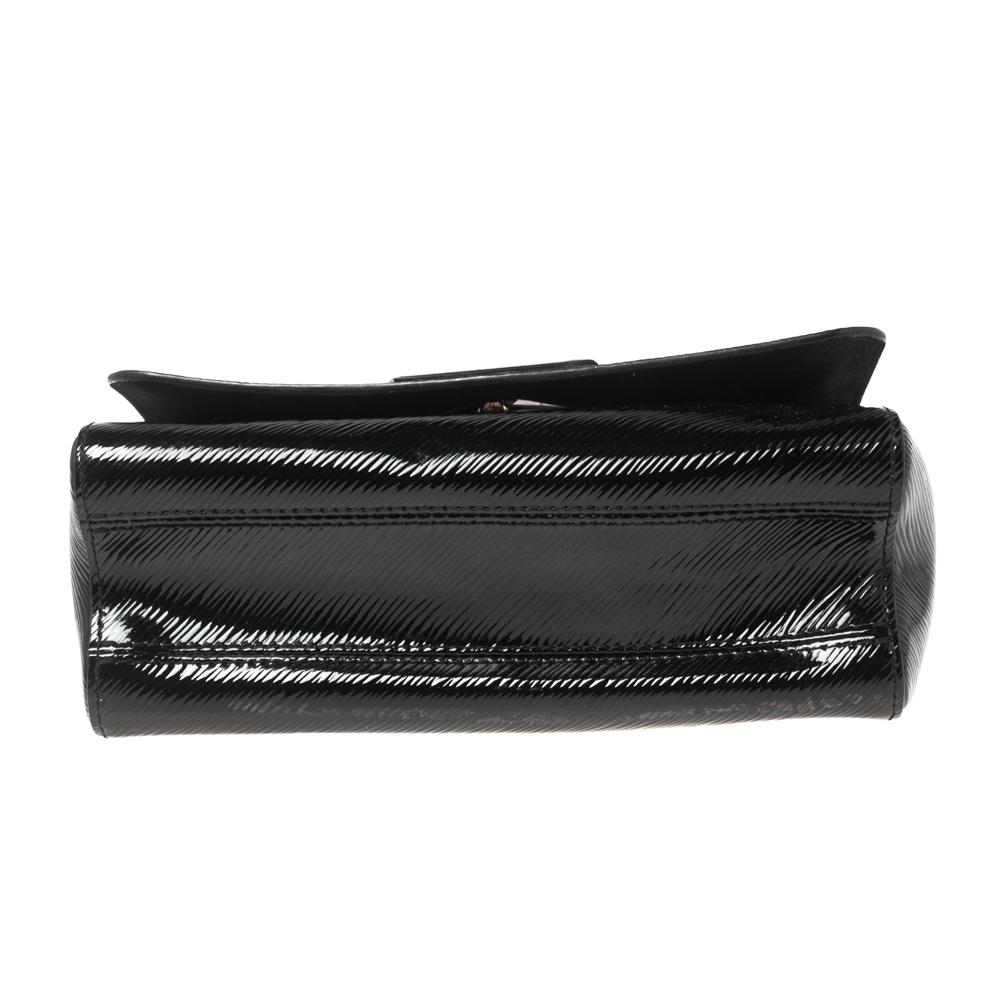 Louis Vuitton Black Electric Epi Leather Twist MM Bag 5