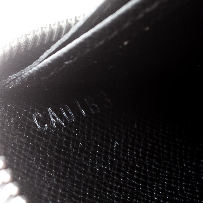 Women's Louis Vuitton Black Electric Epi Leather Zippy Wallet