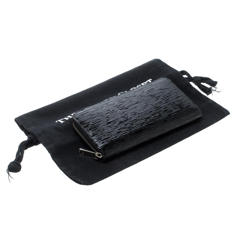 Louis Vuitton Black Electric Epi Leather Zippy Wallet 2