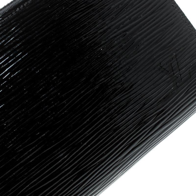 Louis Vuitton Black Electric Epi Leather Zippy Wallet 3
