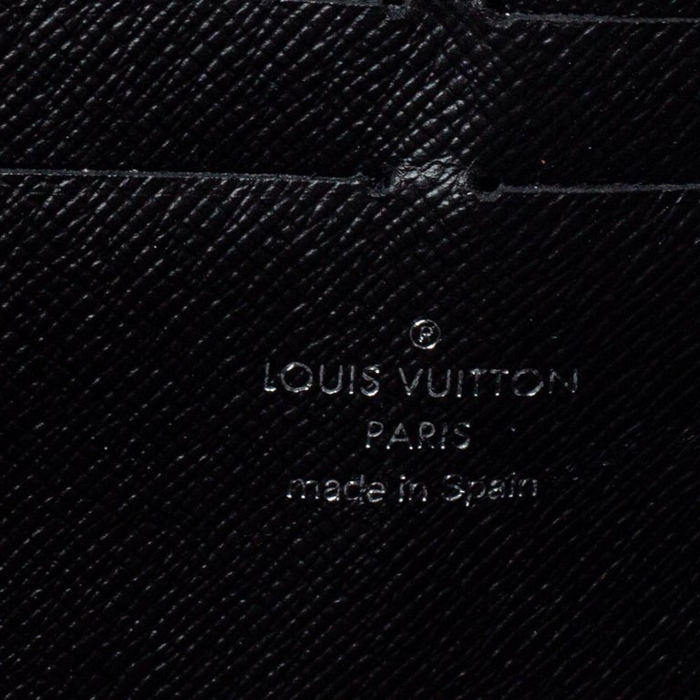 Louis Vuitton Black Electric Epi Leather Zippy Wallet 3
