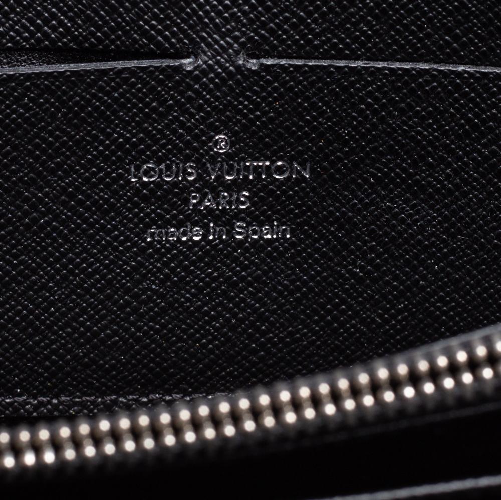 Louis Vuitton Black Electric Epi Leather Zippy Wallet 4