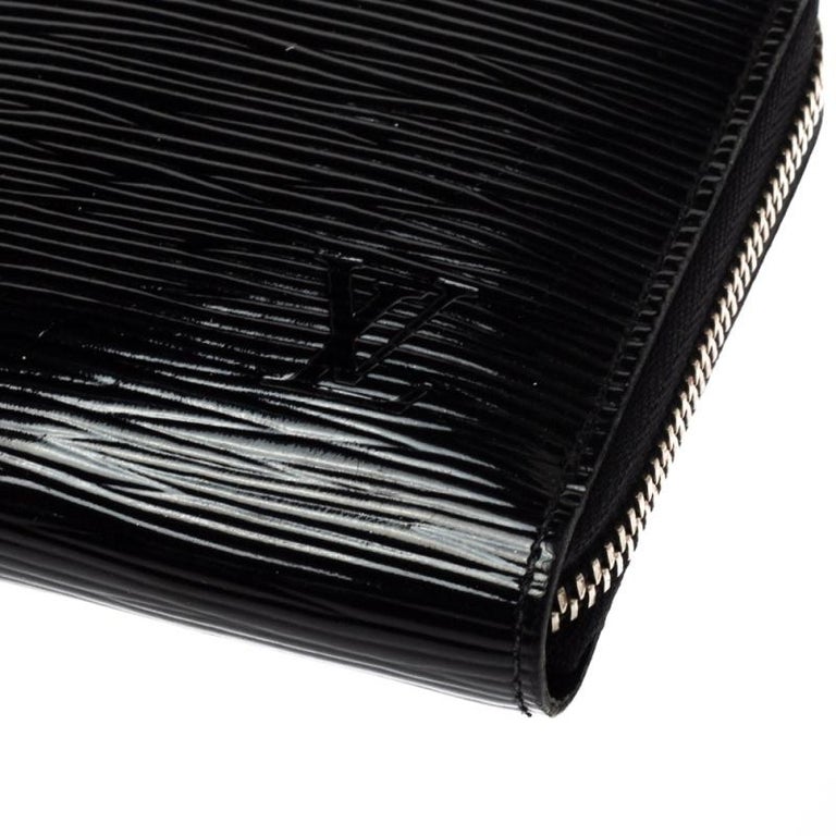 Louis Vuitton Black Electric Epi Leather Zippy Wallet 5