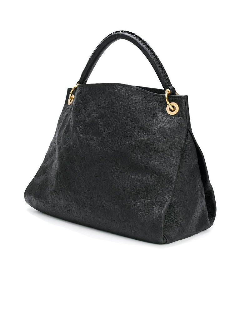  Louis  Vuitton  Black  Embossed  Monogram Artsy Bag  at 1stdibs