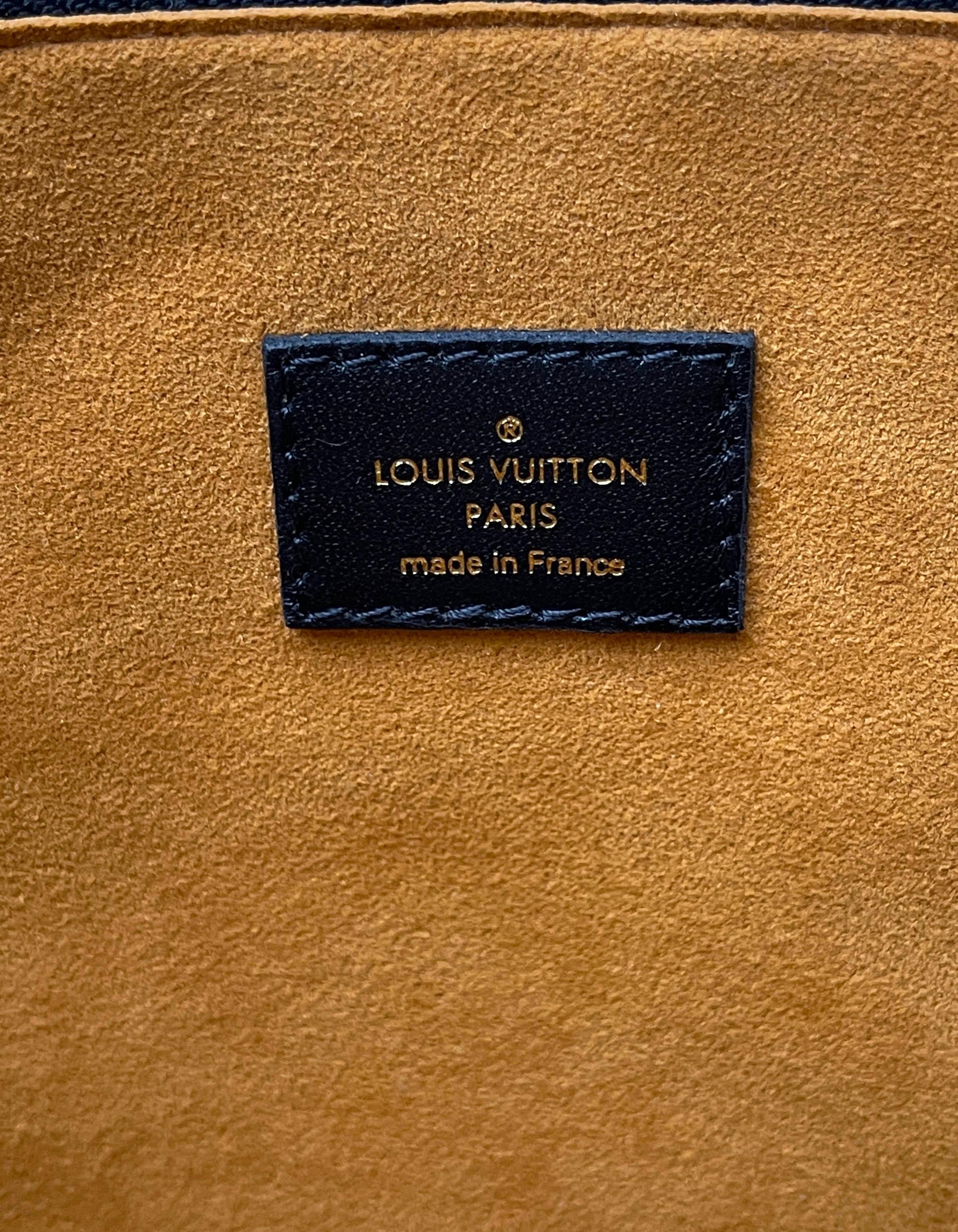 Louis Vuitton Black Embossed Monogram Lambskin Leather Coussin MM Crossbody Bag 2
