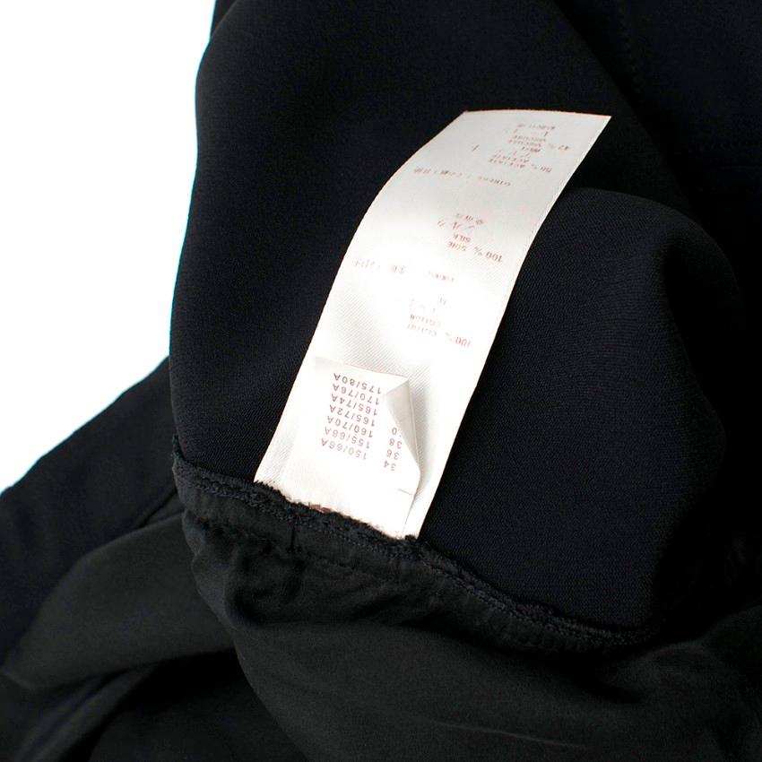 Louis Vuitton Black Embroidered Zip Up Mini Skirt 36 XS 1