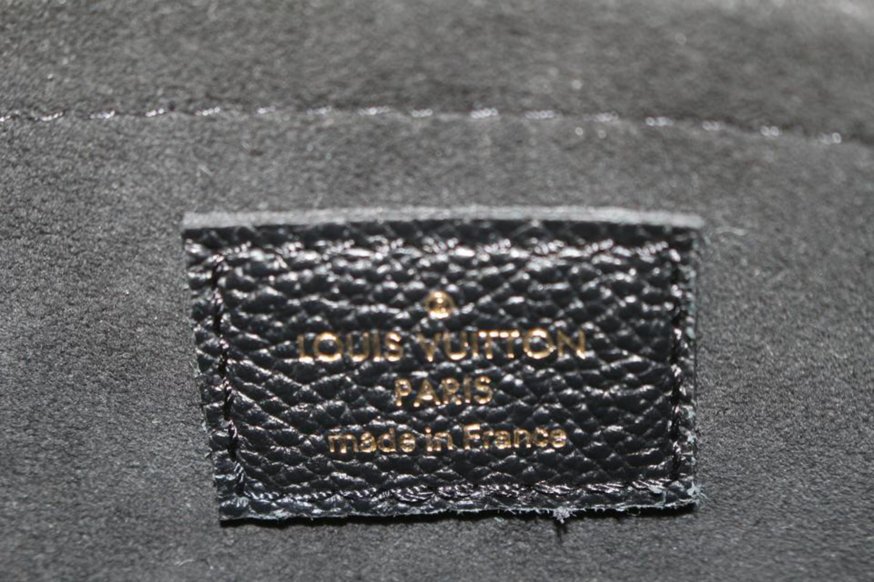 Louis Vuitton Black Empreinte Giant Monogram Multi Pochette 23lv810s 7