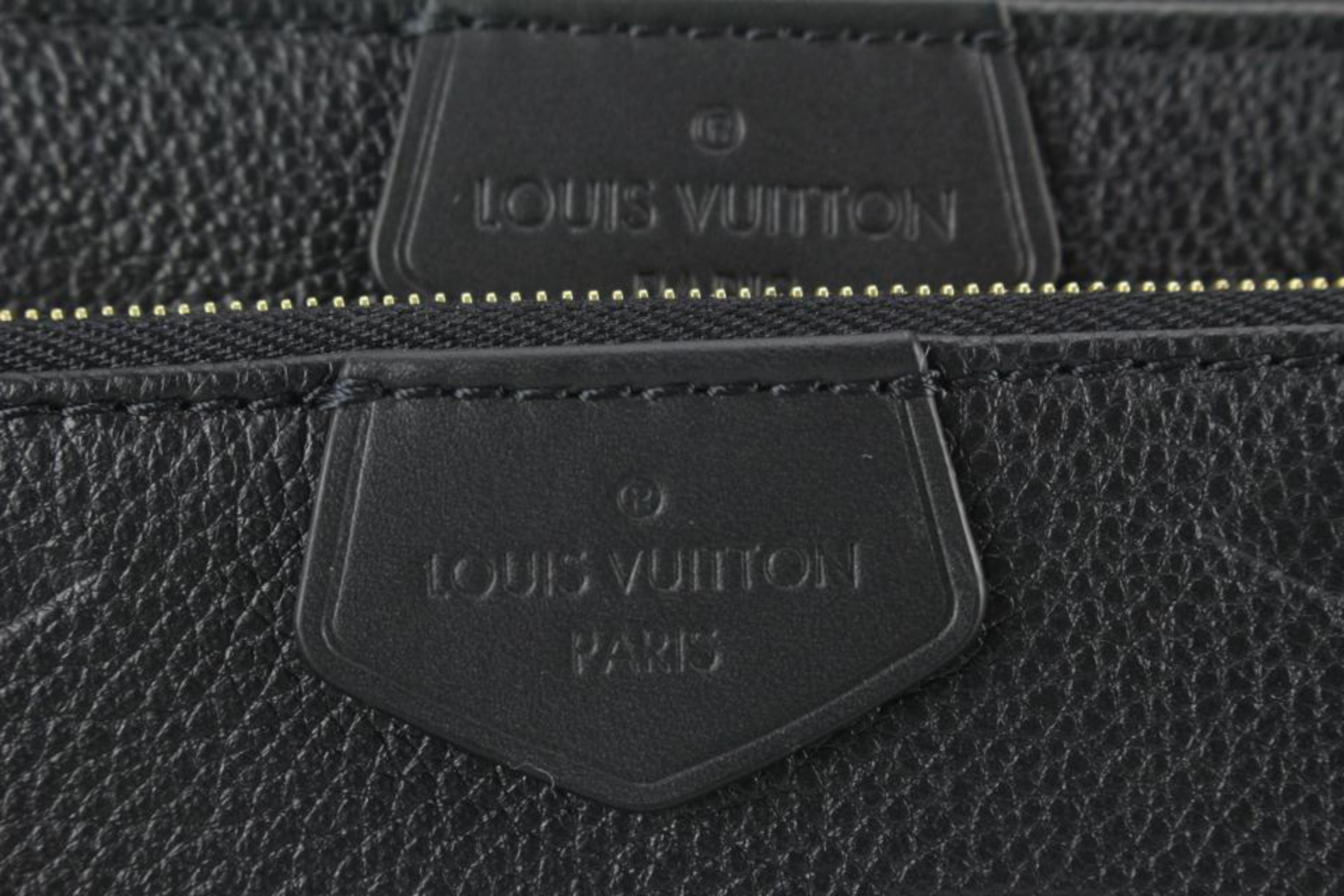 Louis Vuitton Black Empreinte Giant Monogram Multi Pochette 23lv810s 3