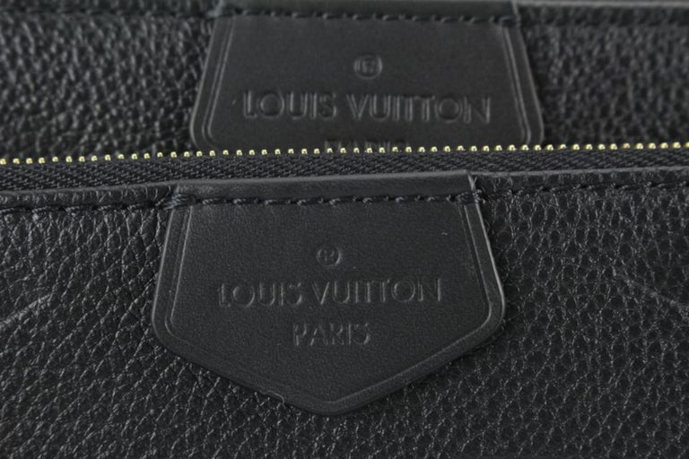 Louis Vuitton Black Empreinte Giant Monogram Multi Pochette 23lv810s For  Sale at 1stDibs