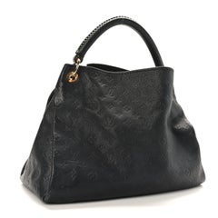 Louis Vuitton Black Empreinte Leather Artsy Mm Hobo Bag