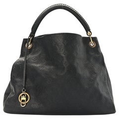 Louis Vuitton Black Empreinte Leather Artsy Mm Hobo Bag