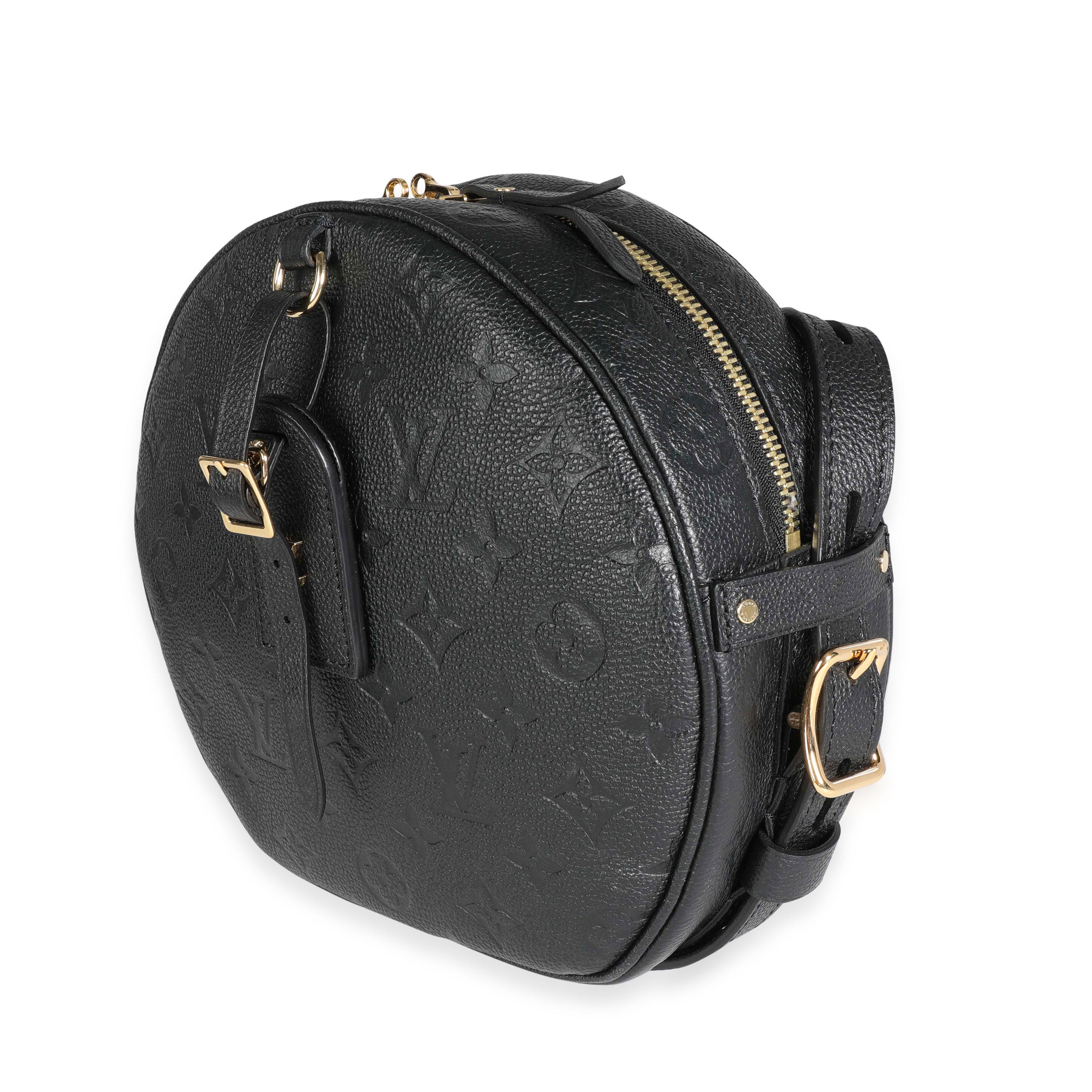 lv round bag black