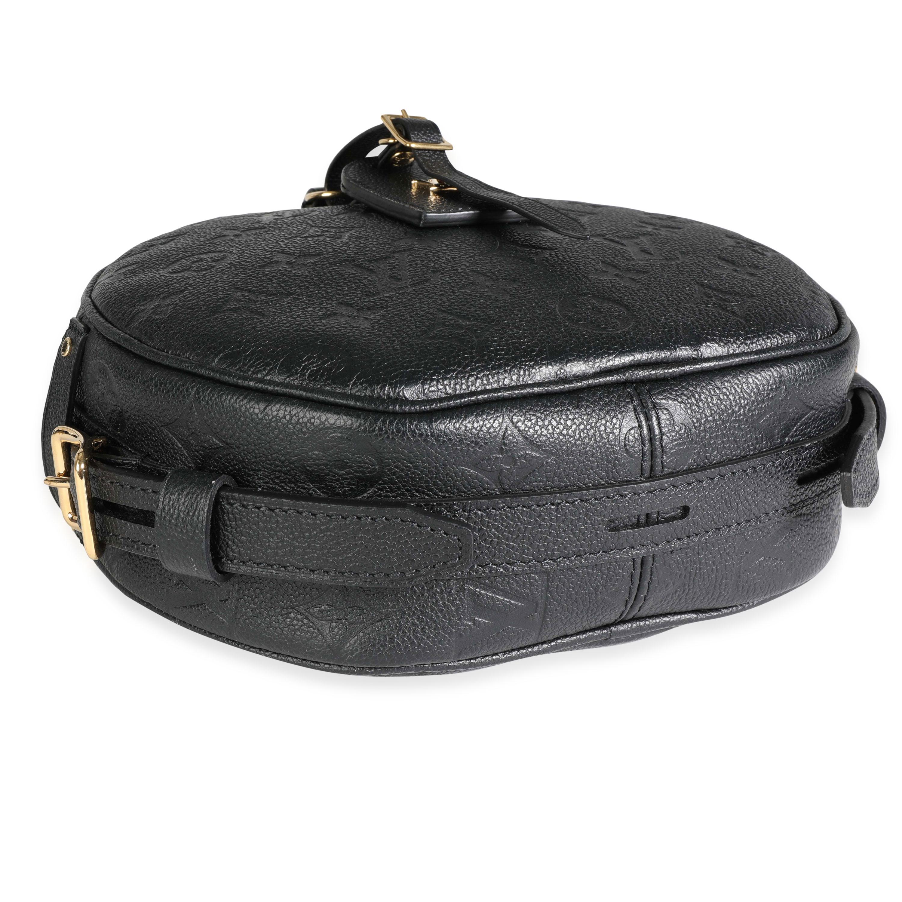 louis vuitton round bag black