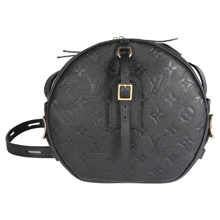 lv round bag black