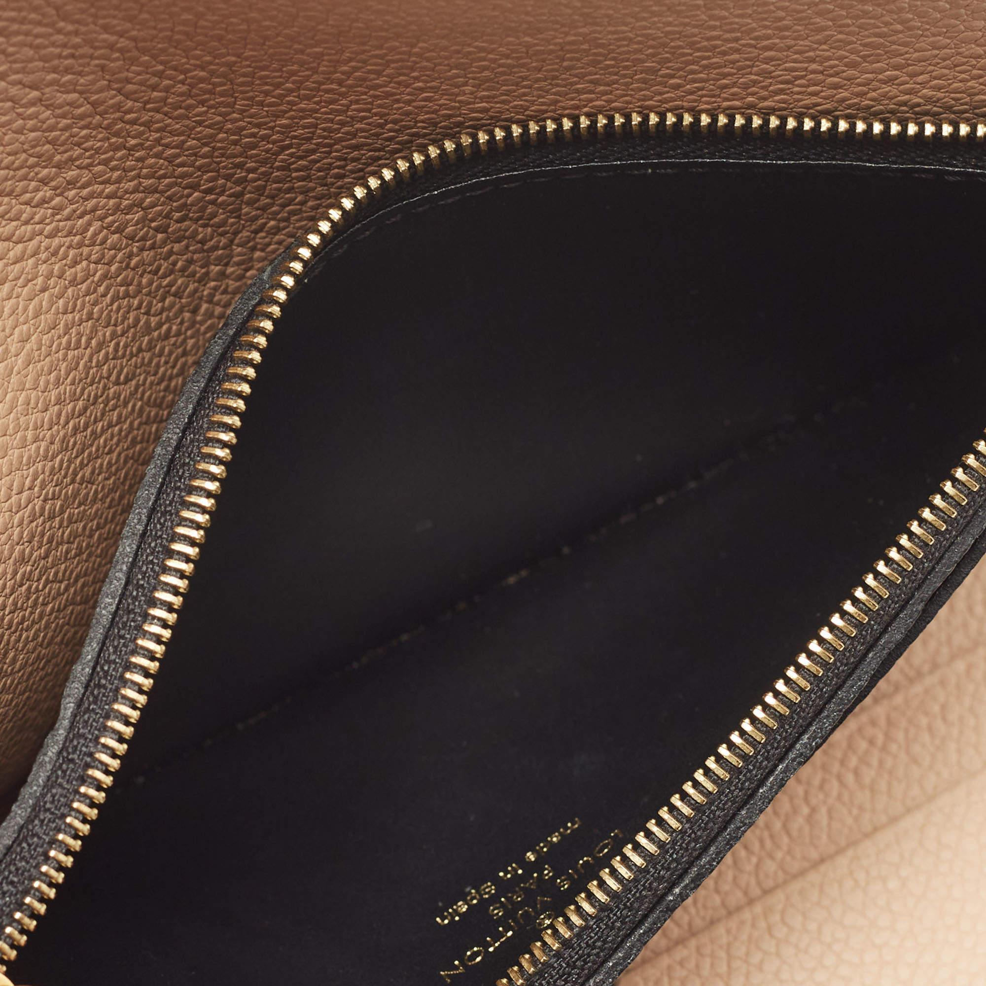 Louis Vuitton Black Empreinte Leather Josephine Wallet For Sale 3