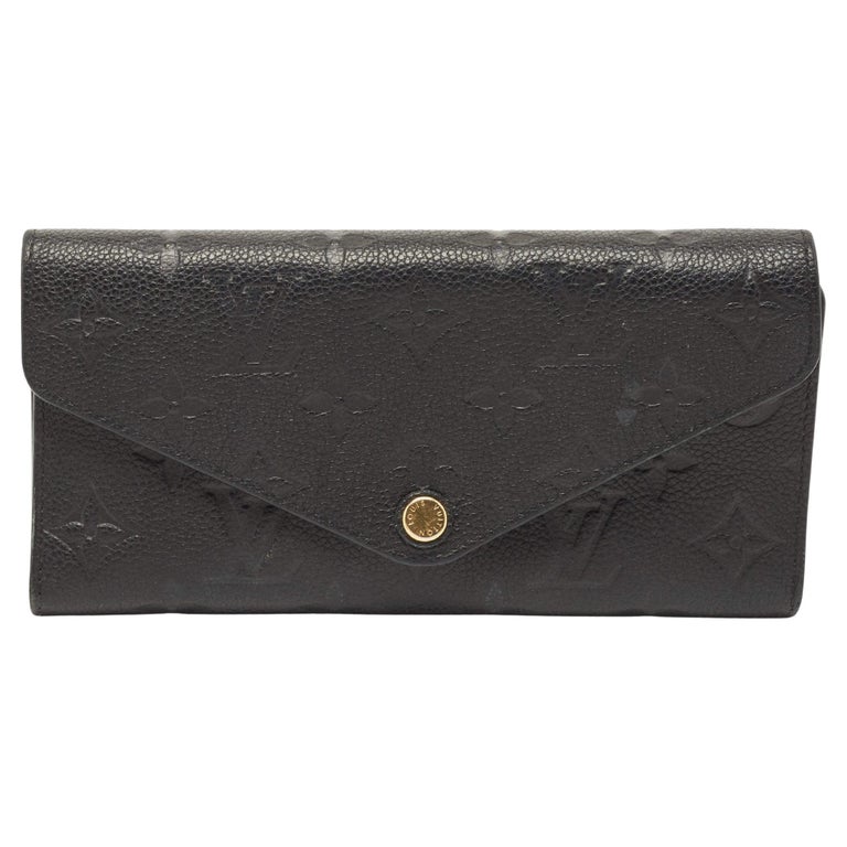 USED Louis Vuitton Red Monogram Empreinte Leather Victorine Wallet AUTHENTIC