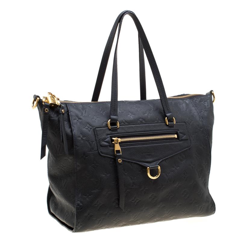 Louis Vuitton Black Empreinte Leather Lumineuse PM Bag In Good Condition In Dubai, Al Qouz 2