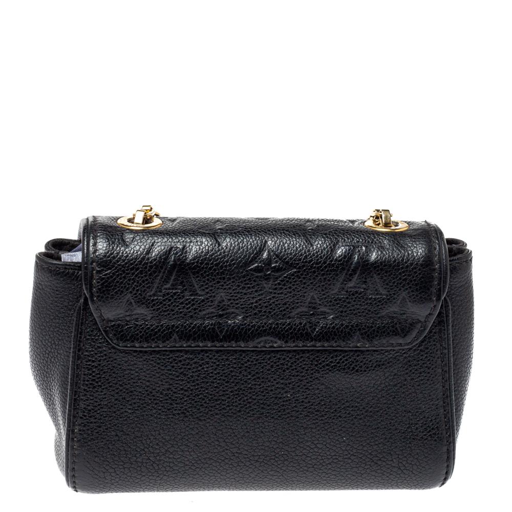 Louis Vuitton Schwarz Empreinte Leder Saint Germain BB Tasche Damen