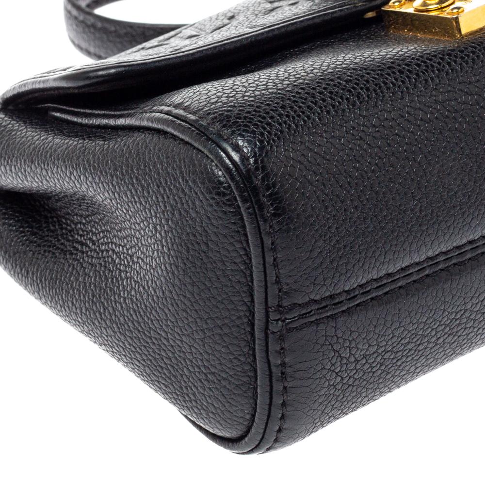 Louis Vuitton Schwarz Empreinte Leder Saint Germain BB Tasche 4