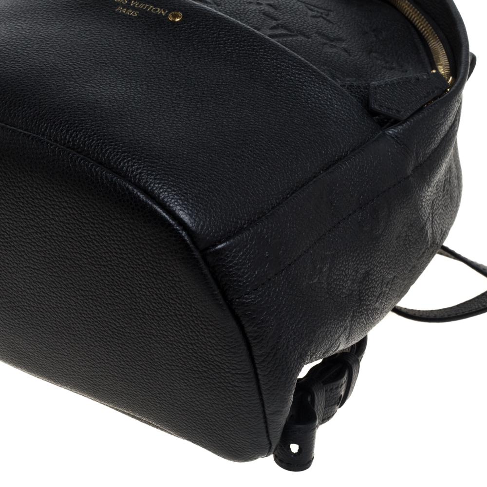 Louis Vuitton Black Empreinte Leather Sorbonne Backpack 3
