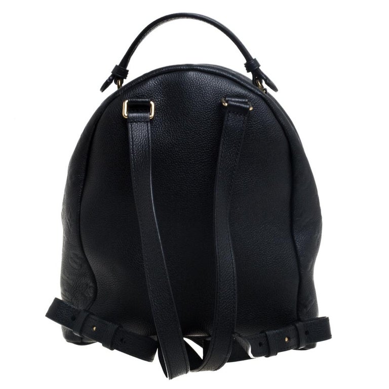 Louis Vuitton Black Empreinte Leather Sorbonne Backpack at 1stDibs  palm  springs mini empreinte, louis vuitton backpack mini black, louis vuitton  black mini backpack