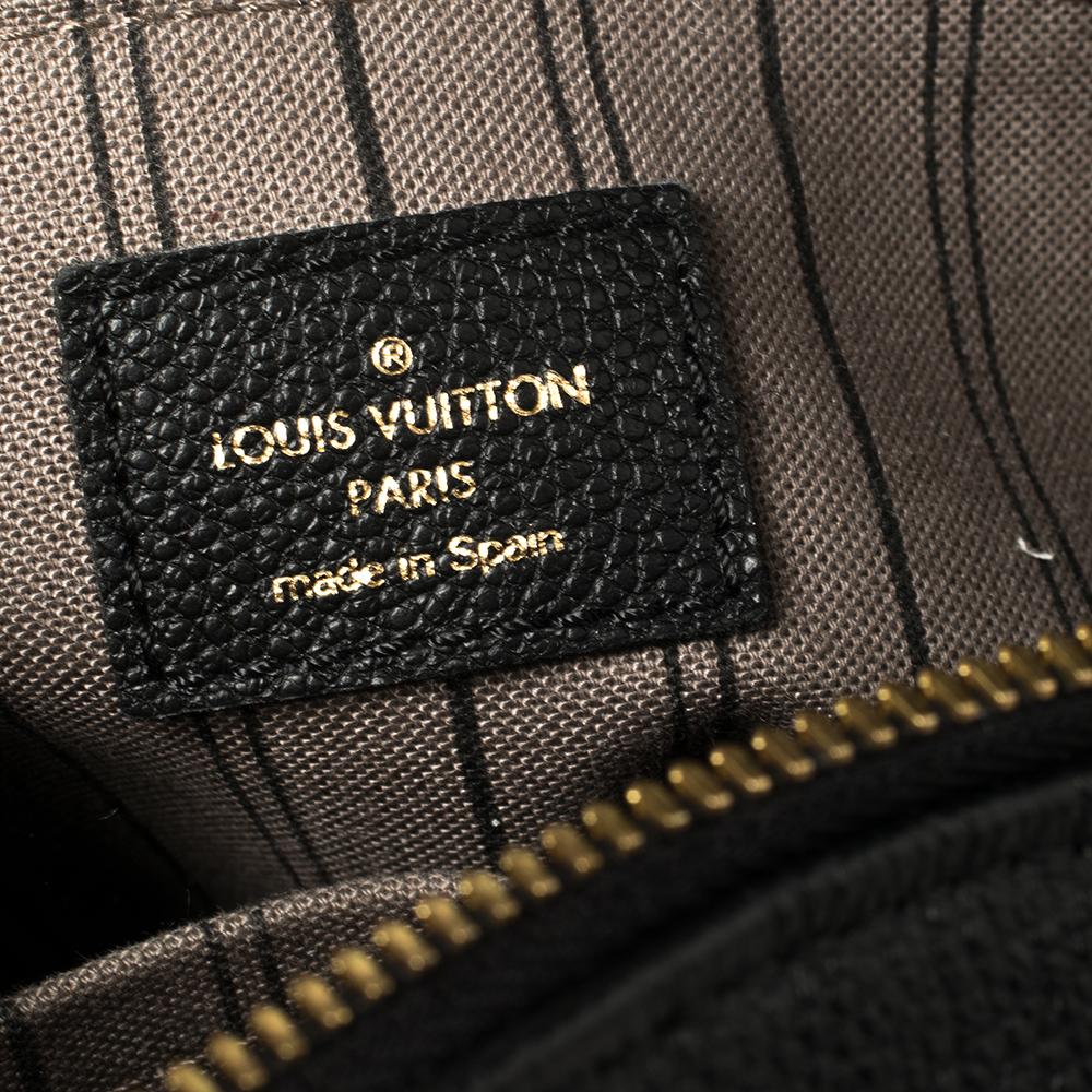 Louis Vuitton Black Empreinte Leather Sorbonne Backpack In Good Condition In Dubai, Al Qouz 2