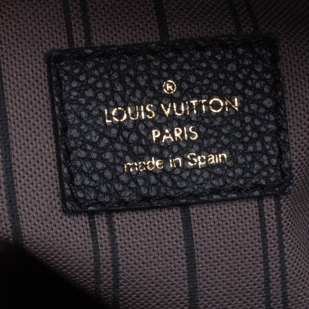 Louis Vuitton Black Empreinte Leather Sorbonne Backpack 2