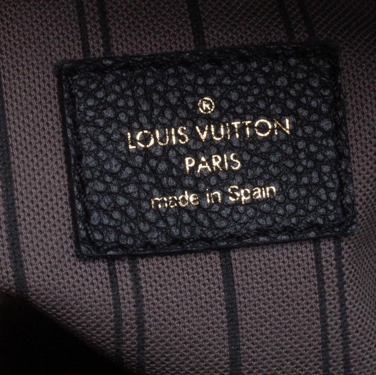 Louis Vuitton Sorbonne Backpack Monogram Empreinte Leather Black – Gaby's  Bags