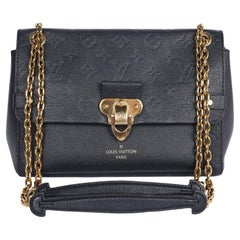 Louis Vuitton Black Empreinte Leather Vavin PM Black Crossbody Bag