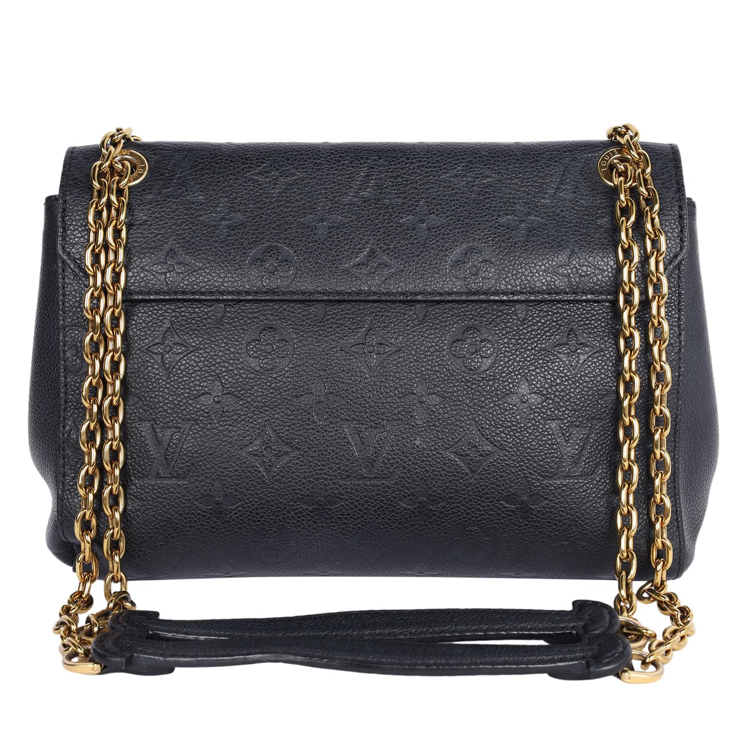 Louis Vuitton Black Empreinte Leather Vavin PM Black Crossbody Bag 1