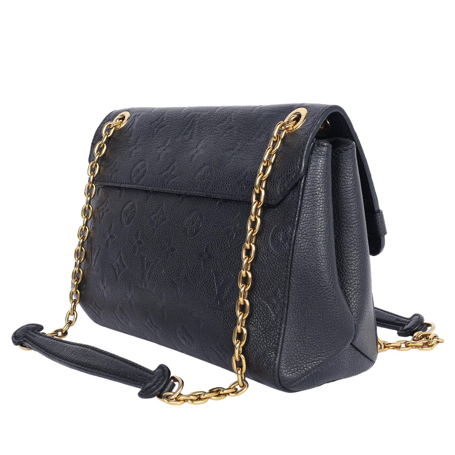 Louis Vuitton Black Empreinte Leather Vavin PM Black Crossbody Bag 3