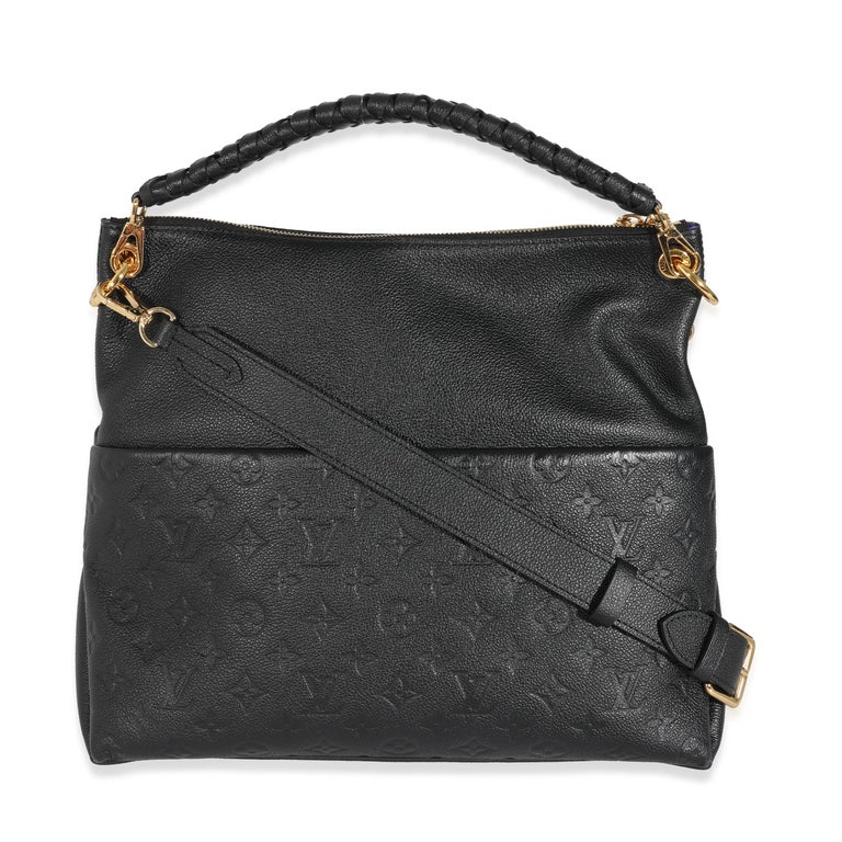 Louis Vuitton Maida Hobo, Black Empreinte Leather, Preowned in Box