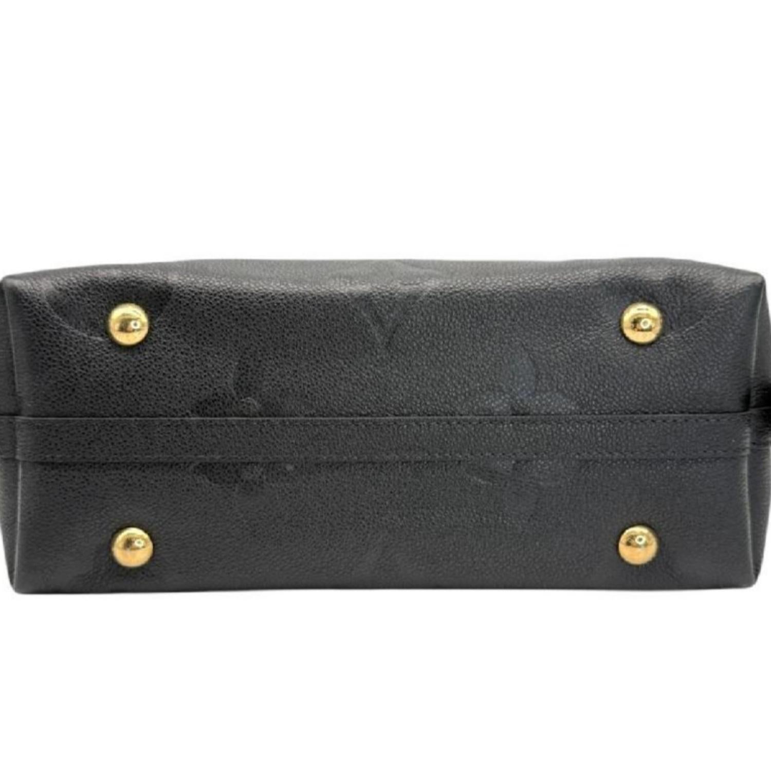 Louis Vuitton Black Empreinte Monogram Giant CarryAll PM Hobo 1
