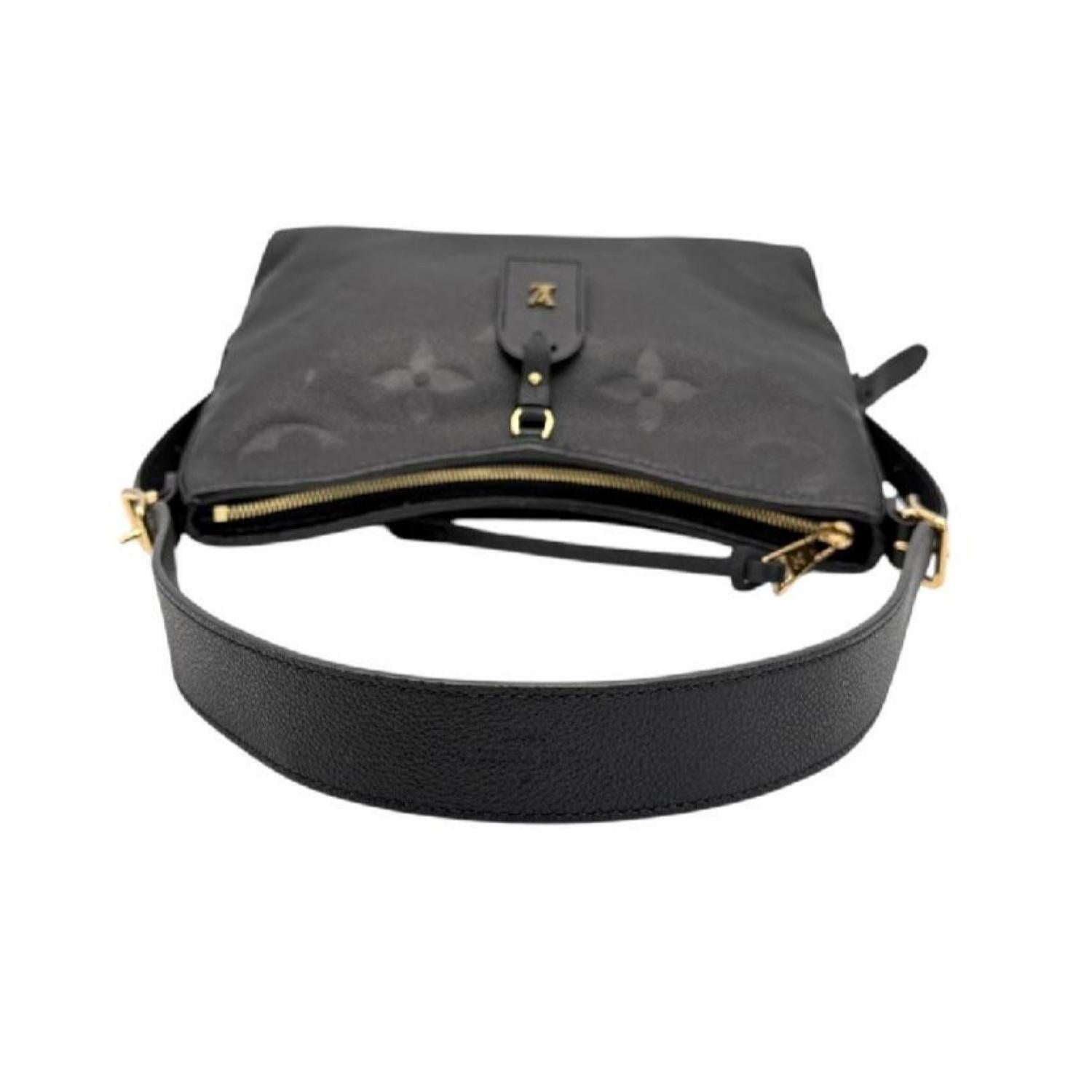 Louis Vuitton Black Empreinte Monogram Giant CarryAll PM Hobo 2