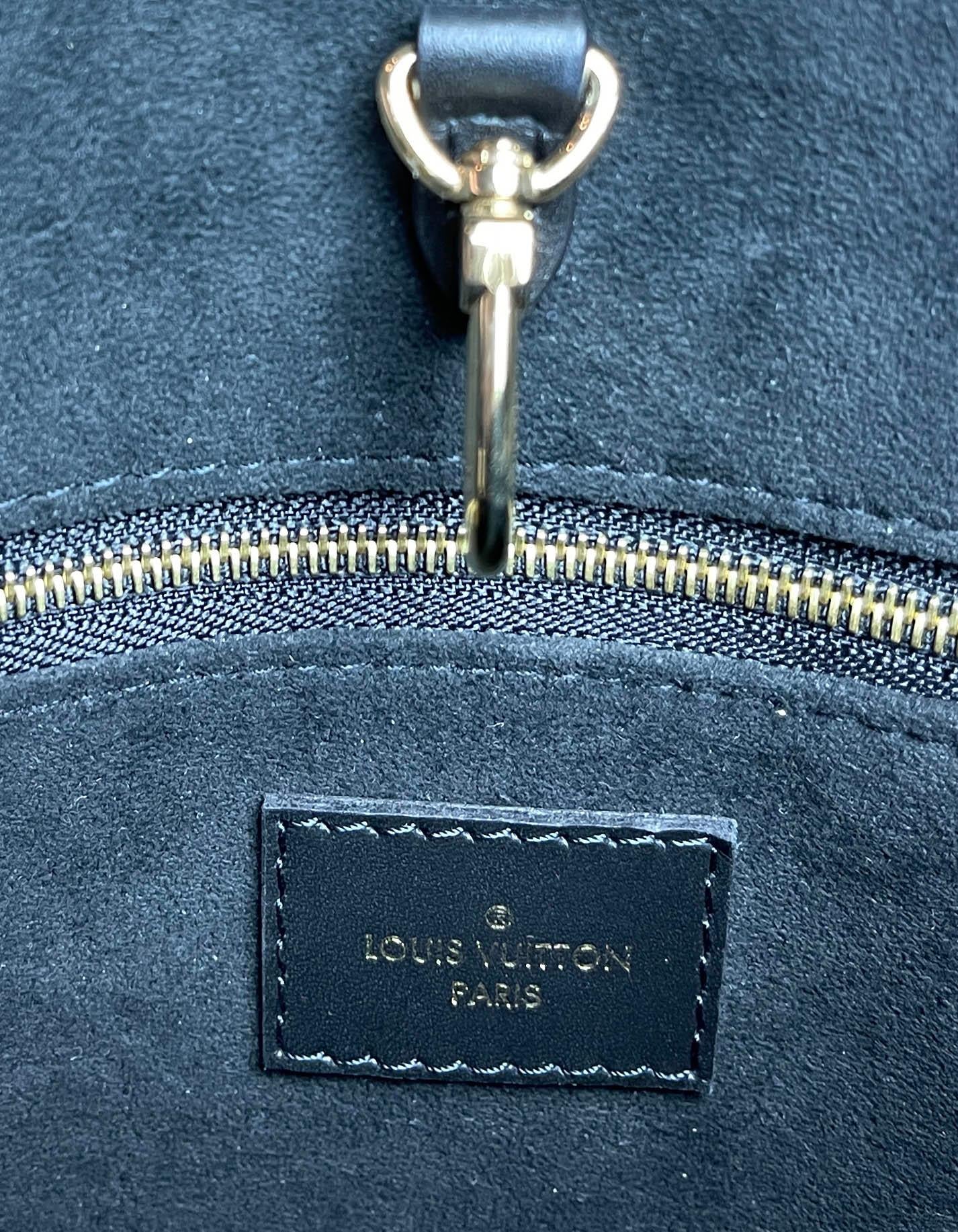Louis Vuitton Black Empreinte Monogram Giant Onthego PM Crossbody Bag 1