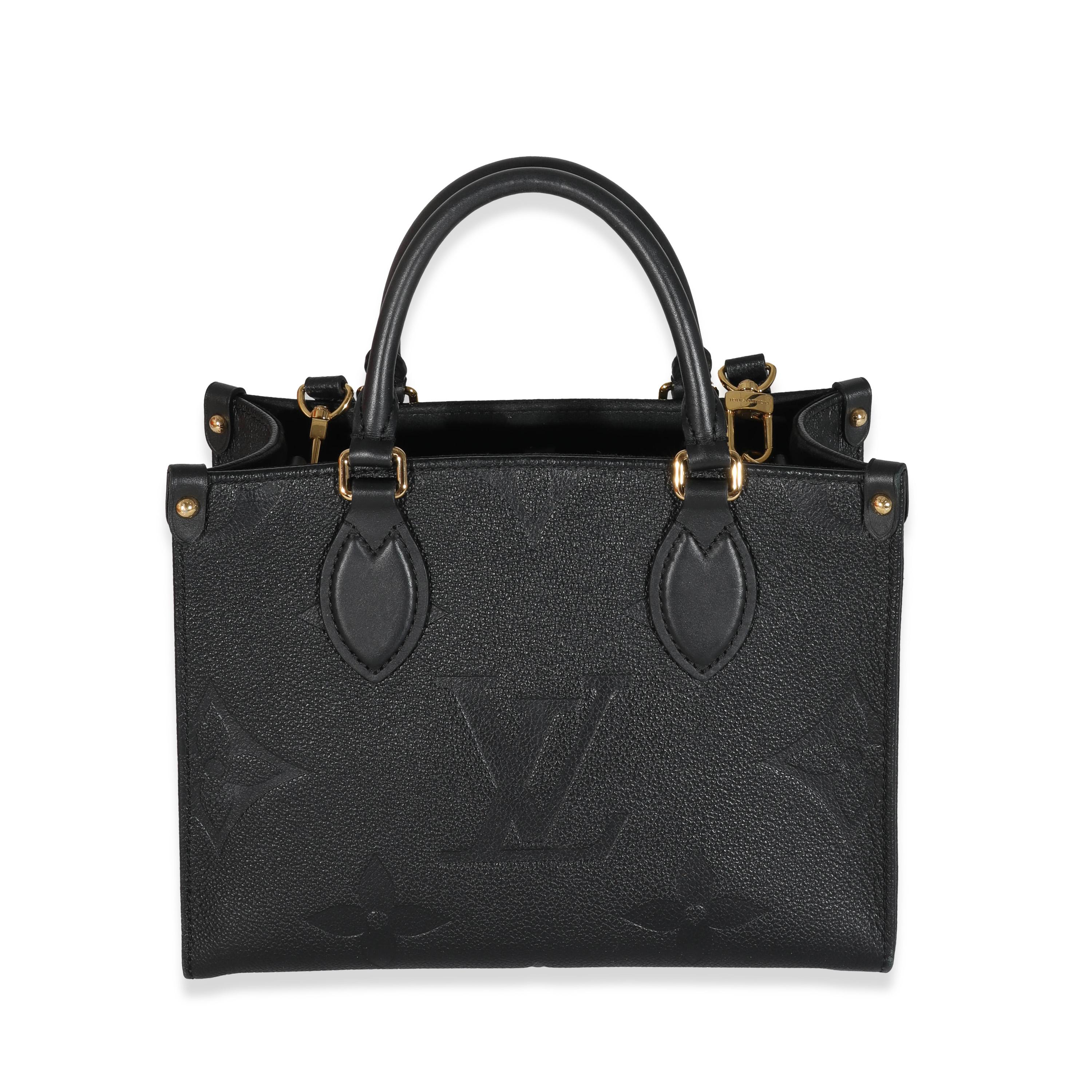Louis Vuitton Black Empreinte Monogram Giant Onthego PM 4