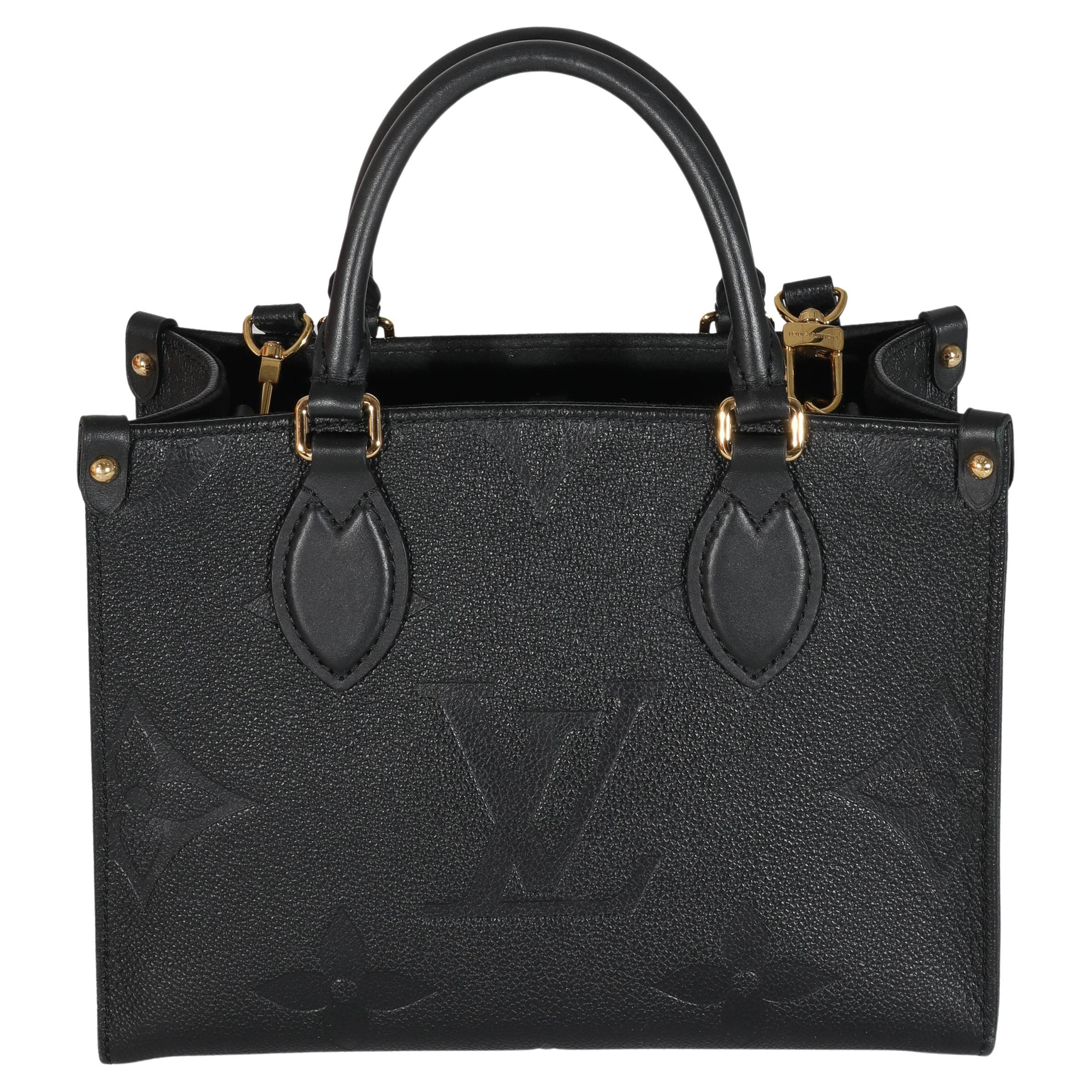 Louis Vuitton Black Empreinte Monogram Giant Onthego PM