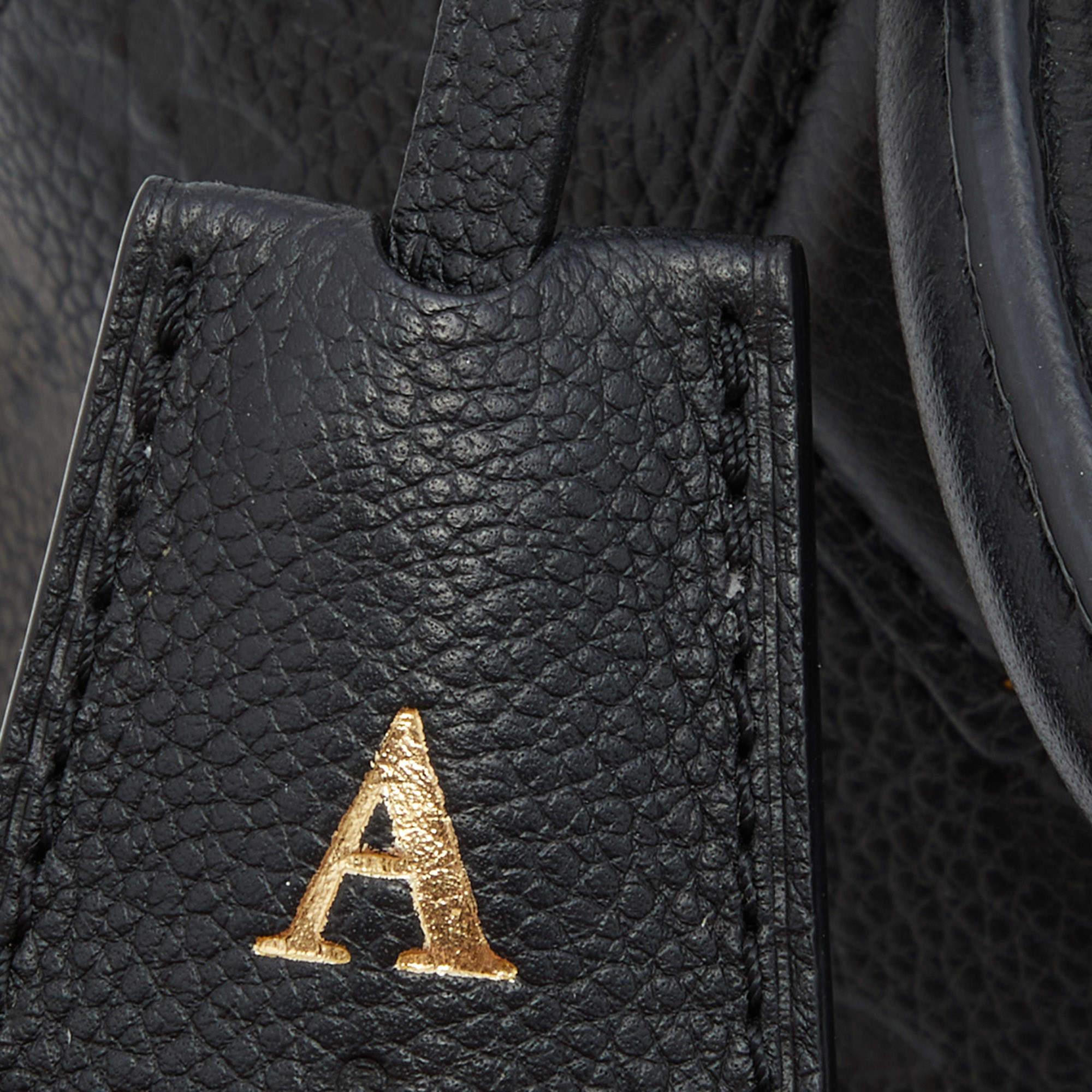 Louis Vuitton Black Empreinte Monogram Leather Neo Alma BB Bag 9