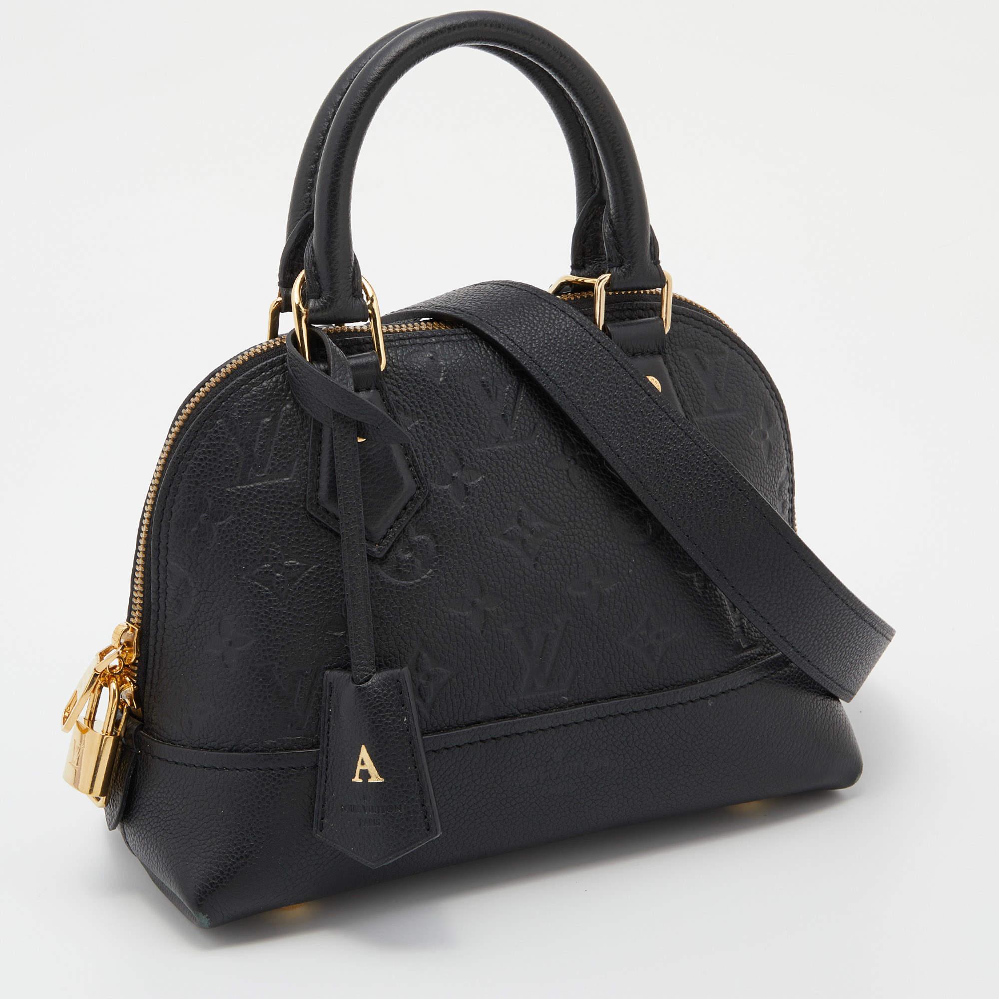 Louis Vuitton Black Empreinte Monogram Leather Neo Alma BB Bag 1