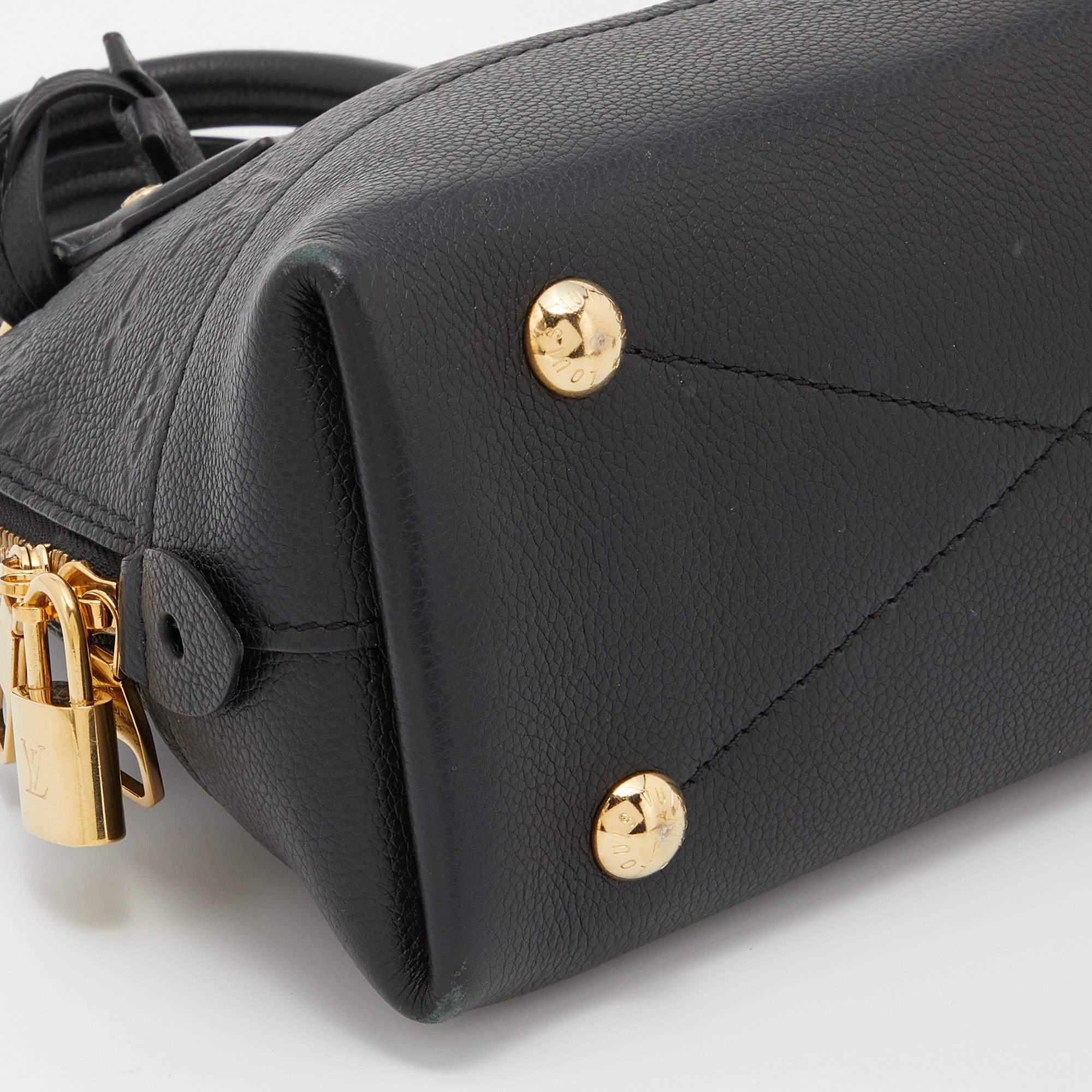Louis Vuitton Black Empreinte Monogram Leather Neo Alma BB Bag 6