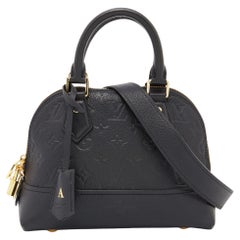 Louis Vuitton Alma Bb Monogram Black - 2 For Sale on 1stDibs