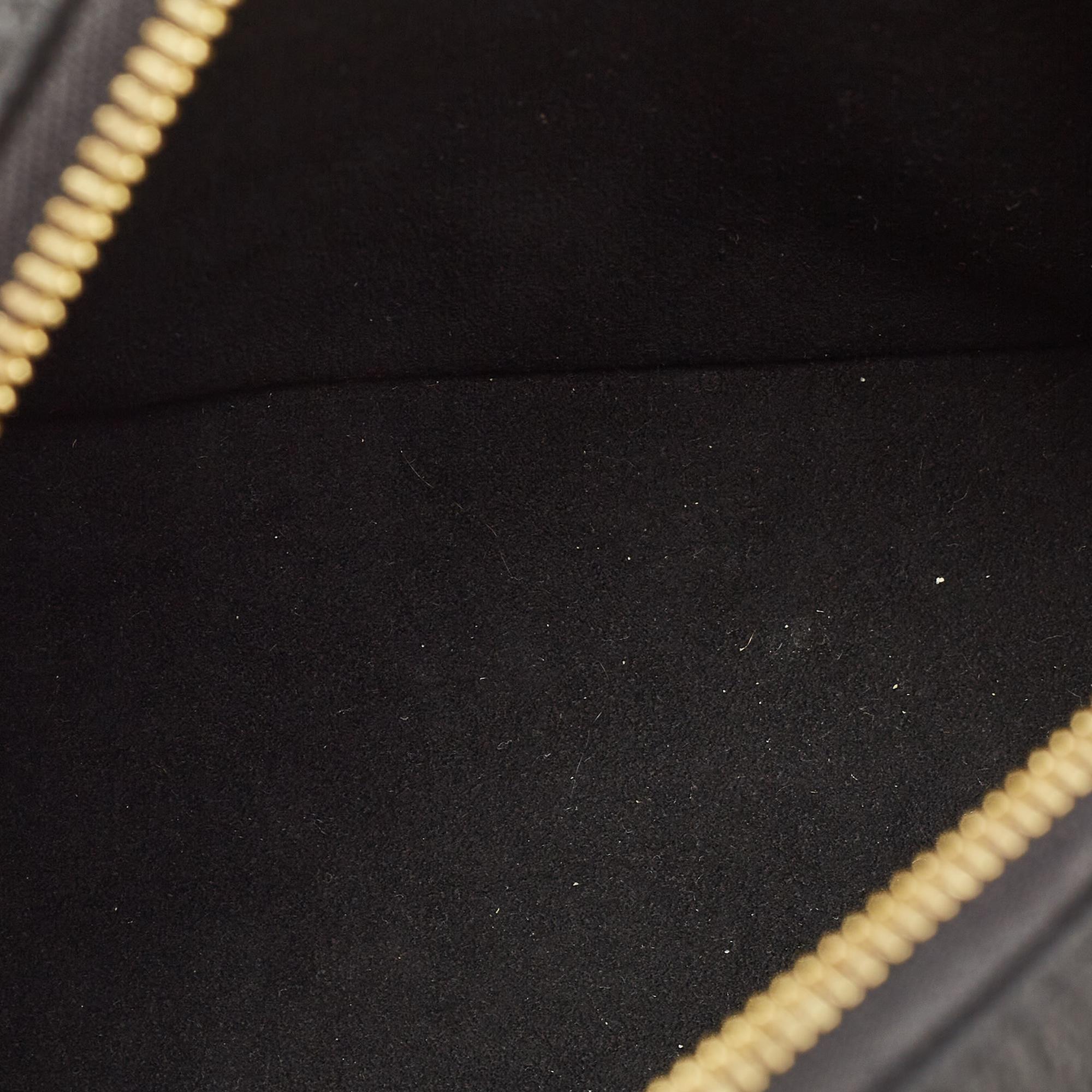 Louis Vuitton Black Empreinte Monogram Leather Speedy Bandouliere 20 Bag 4