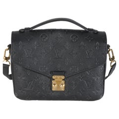 Louis Vuitton Black Empreinte Pochette Metis