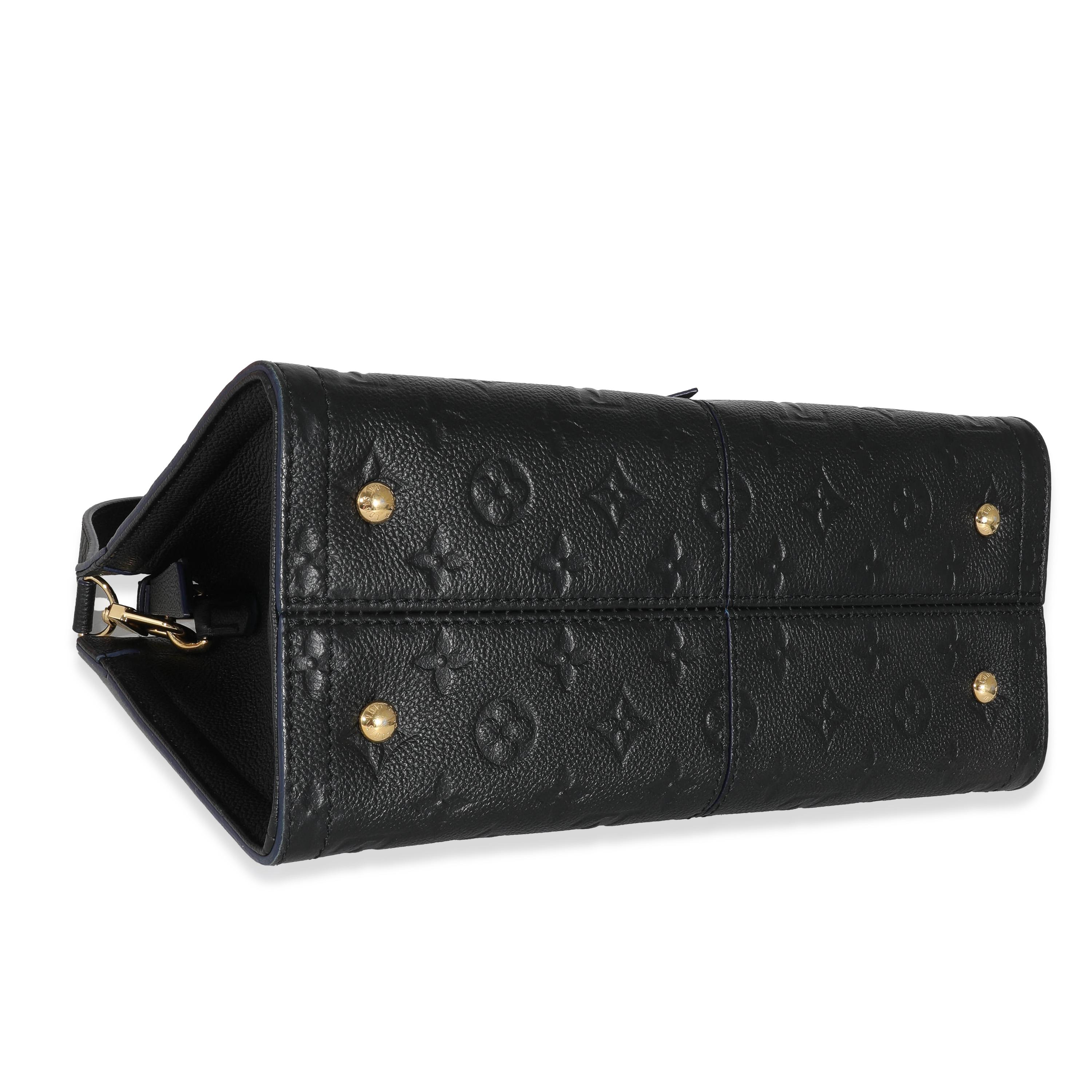 Louis Vuitton Black Empreinte Sully PM For Sale 1