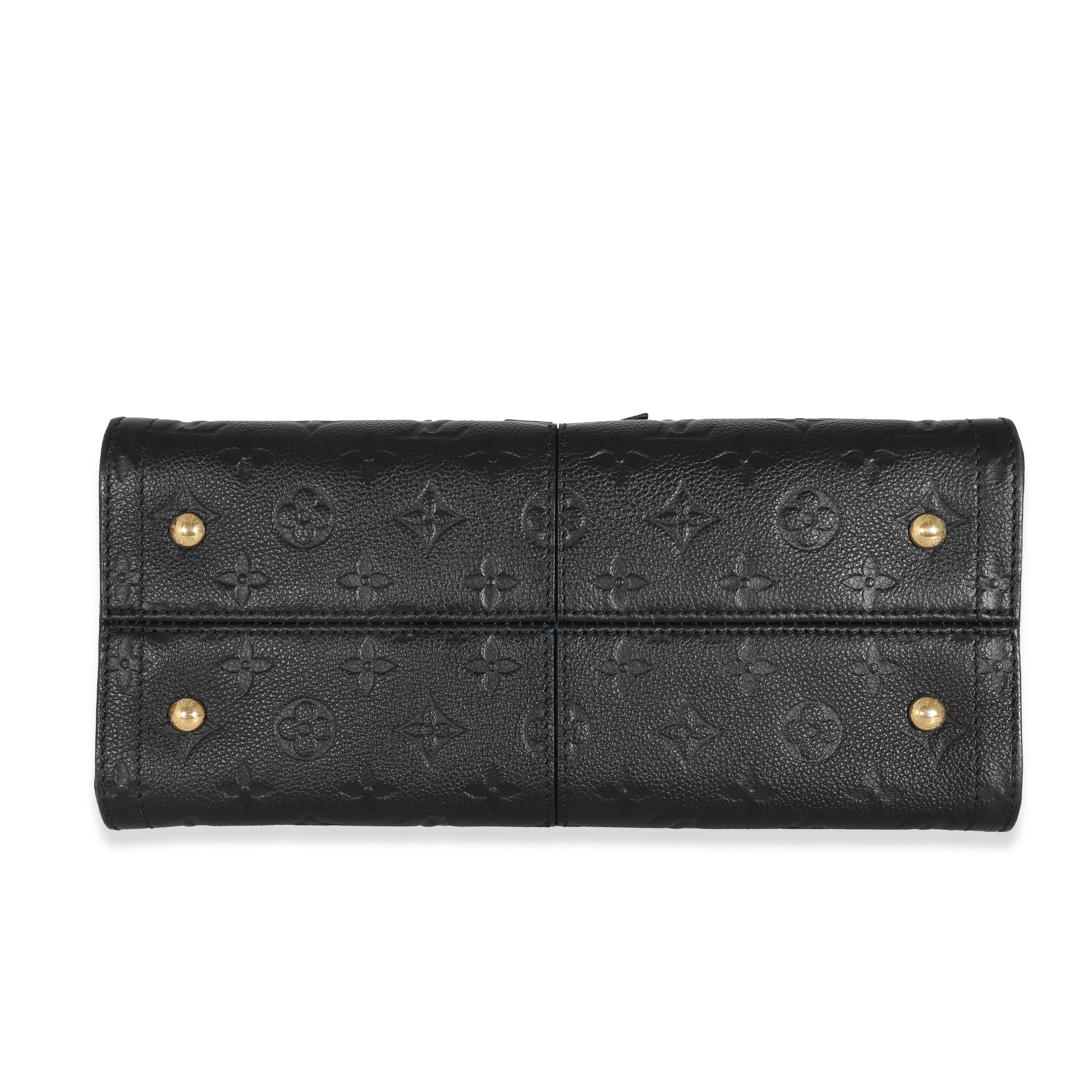 Louis Vuitton Black Empreinte Sully PM For Sale 3