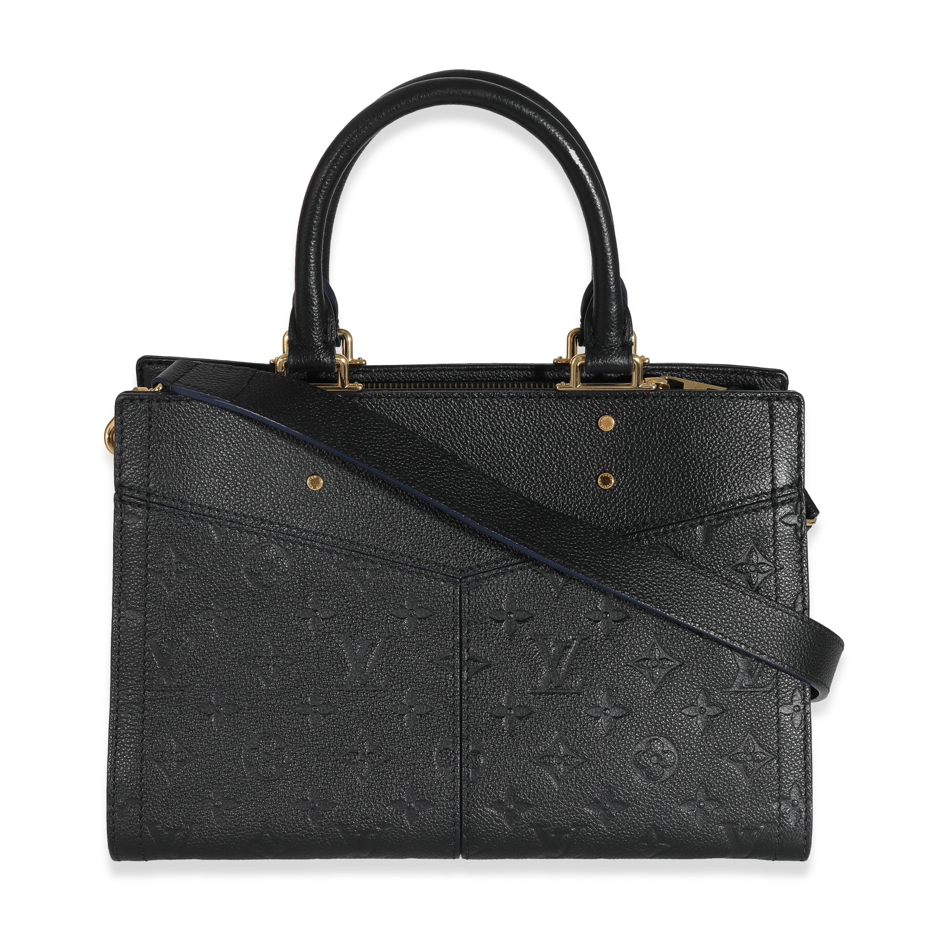 Louis Vuitton Black Empreinte Sully PM For Sale 4